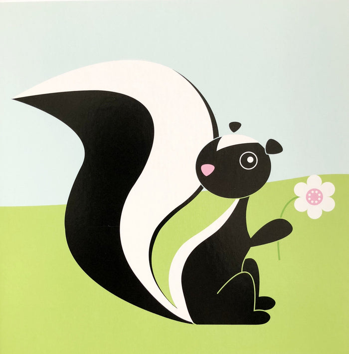 Skunk Greeting Card