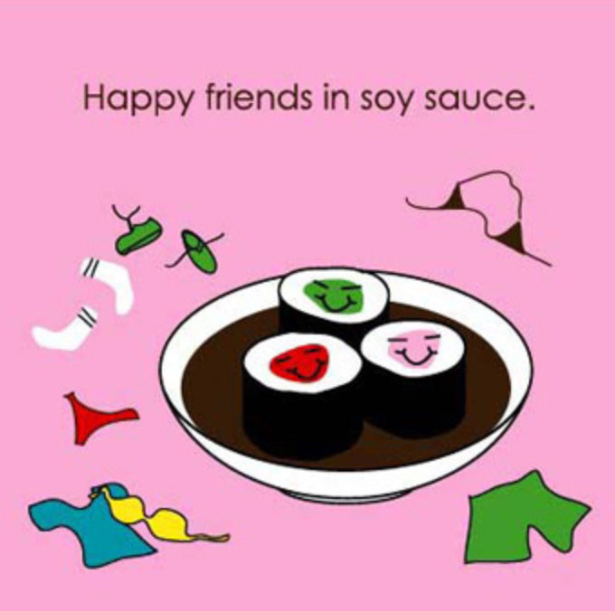 Soy Sauce Greeting Card