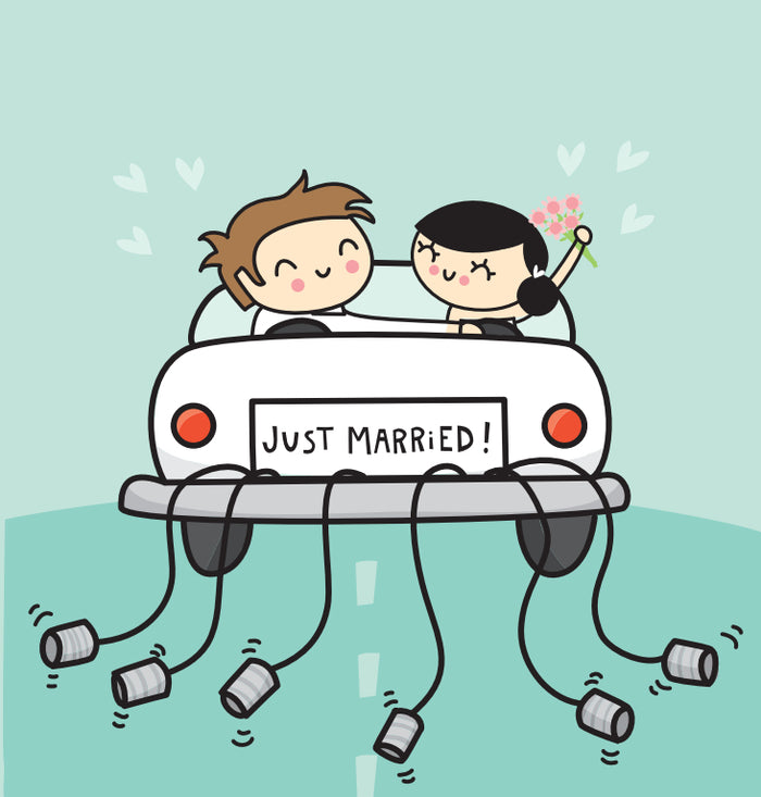 Married Greeting Card