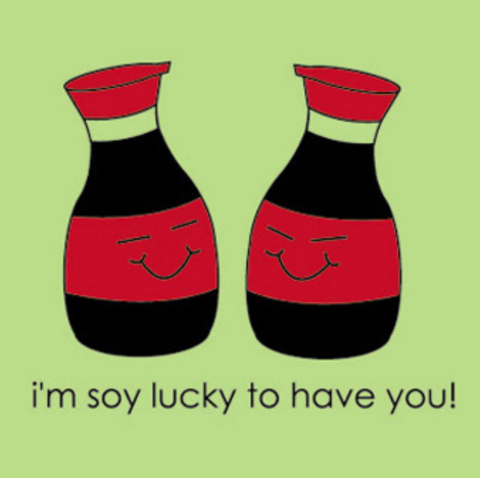 Soy Lucky Greeting Card